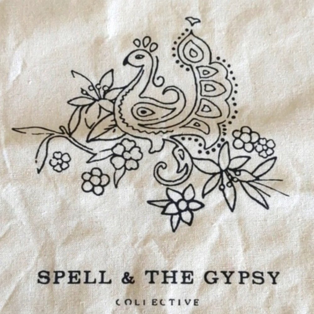 Spell & The Gypsy Peacock Rope Drawstring Backpack - Picture 4 of 7